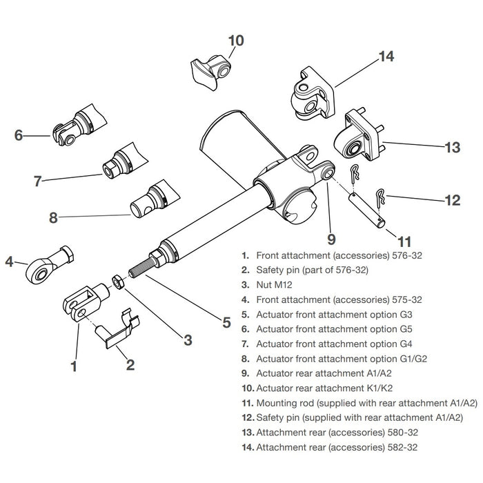 CATR33X300X4A1G3E2Z/E380C Linear actuators