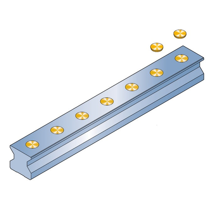 VP-LLUHZ 55 BRASS-PLUG Roller profile rail guides | Astralinear